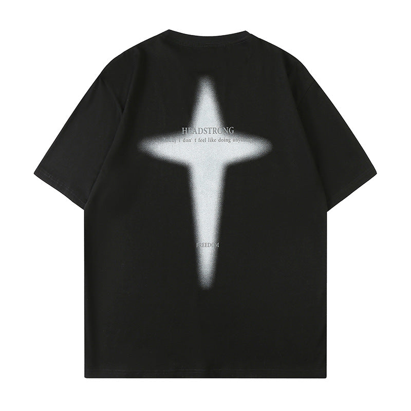 Cardydony Women's 100% Cotton Graphic T-Shirt – Oversized “Headstrong” Streetwear Tee