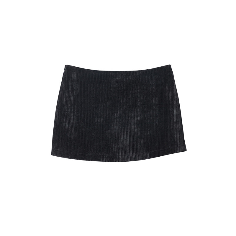 Cardydony Women's 90s Grunge A-Line Mini Skirt | Soft Corduroy Fabric