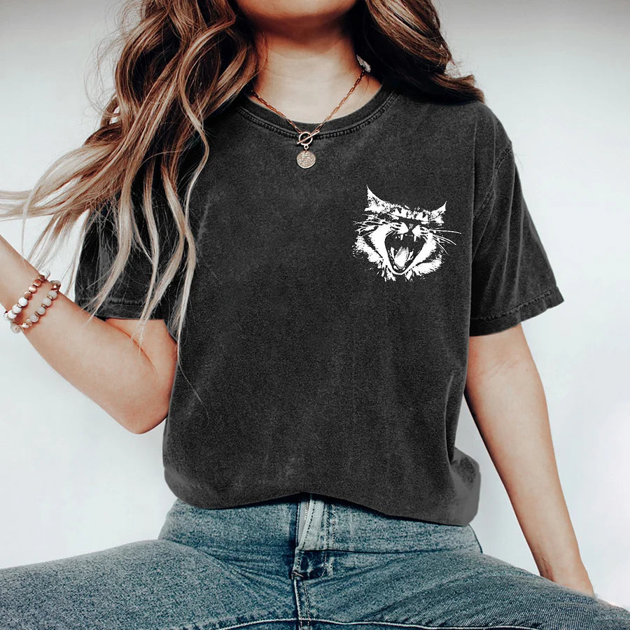 Cardydony Vintage Cat Art Women's T-shirt