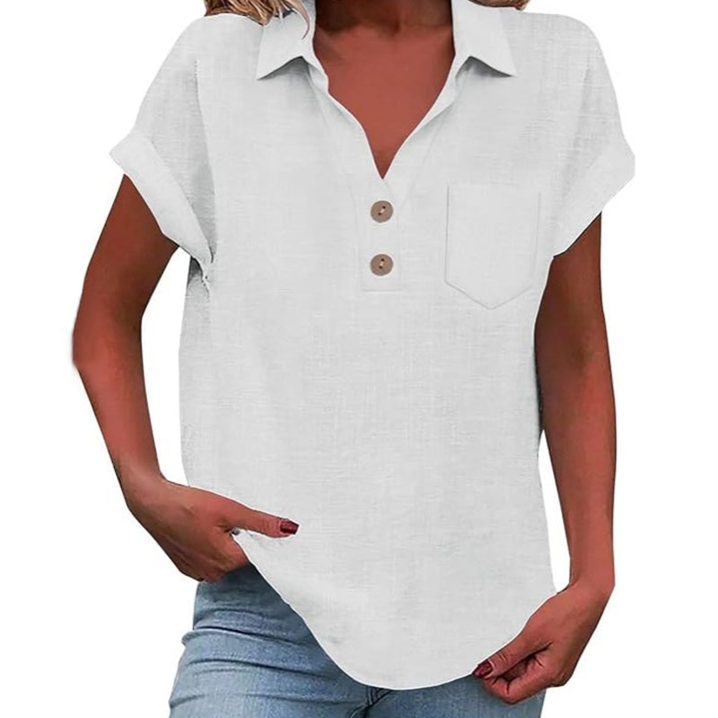 Cardydony Women's Lace Openwork Lantern Sleeve Blouse