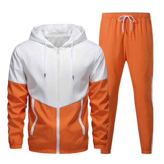 Cardydony Mens Zip-Up Jacket and Pants Set
