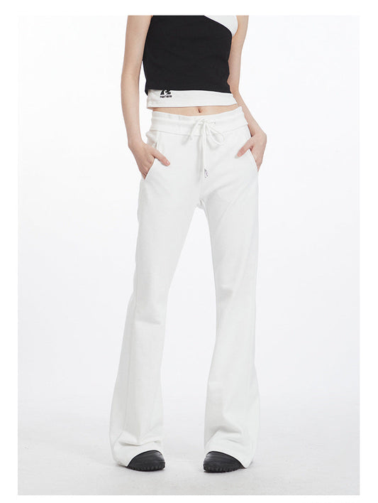 Cardydony Women's High-Waist Flare Pants | Retro Sport Track Pants