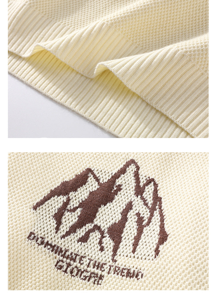 Cardydony Women's Mountain Graphic Sweater | Cozy Winter Pullover