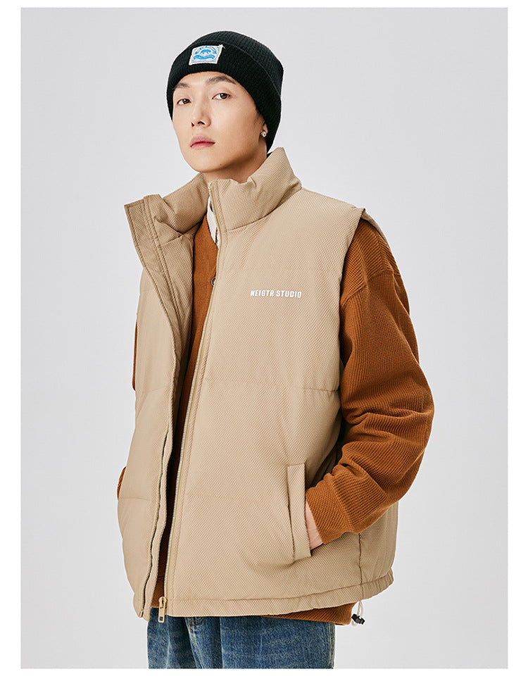 Cardydony Textured Down Puffer Vest