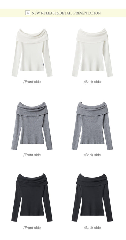 Cardydony Women's 90s V-Neck Top | Retro Slim Fit Autumn Sweater