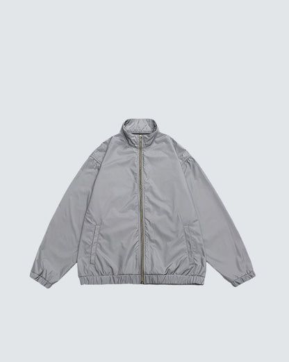 Cardydony Oversized Balloon Sleeve Bomber Jacket