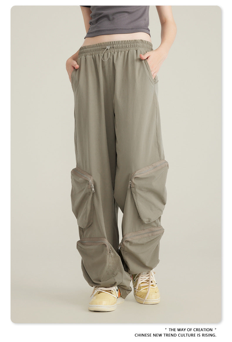 Cardydony Women's Utility Cargo Pants | Double Zip Collection