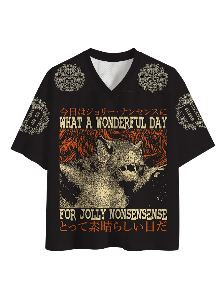 Cardydony What A Wonderful Day Bat Mesh Jersey