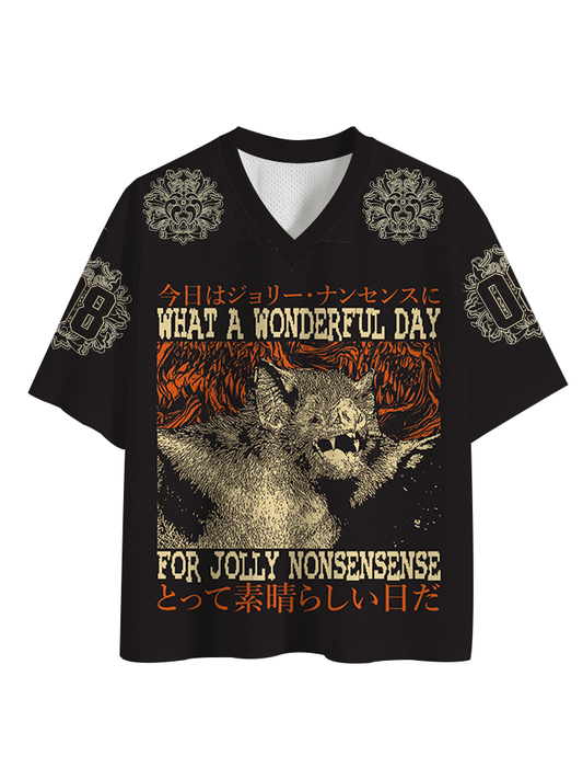 Cardydony What A Wonderful Day Bat Mesh Jersey