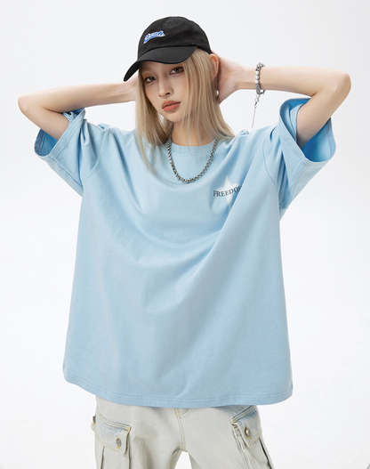 Cardydony Women's 100% Cotton Graphic T-Shirt – Oversized “Headstrong” Streetwear Tee