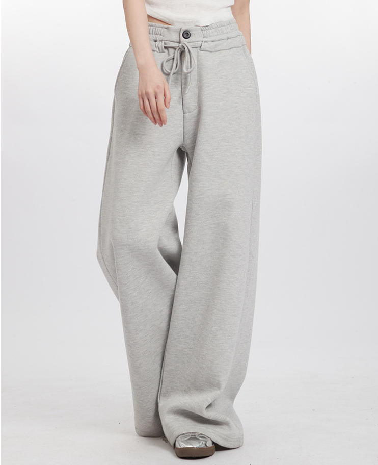 Cardydony Women's Women's Long Street Style Wide-Leg Sweatpants