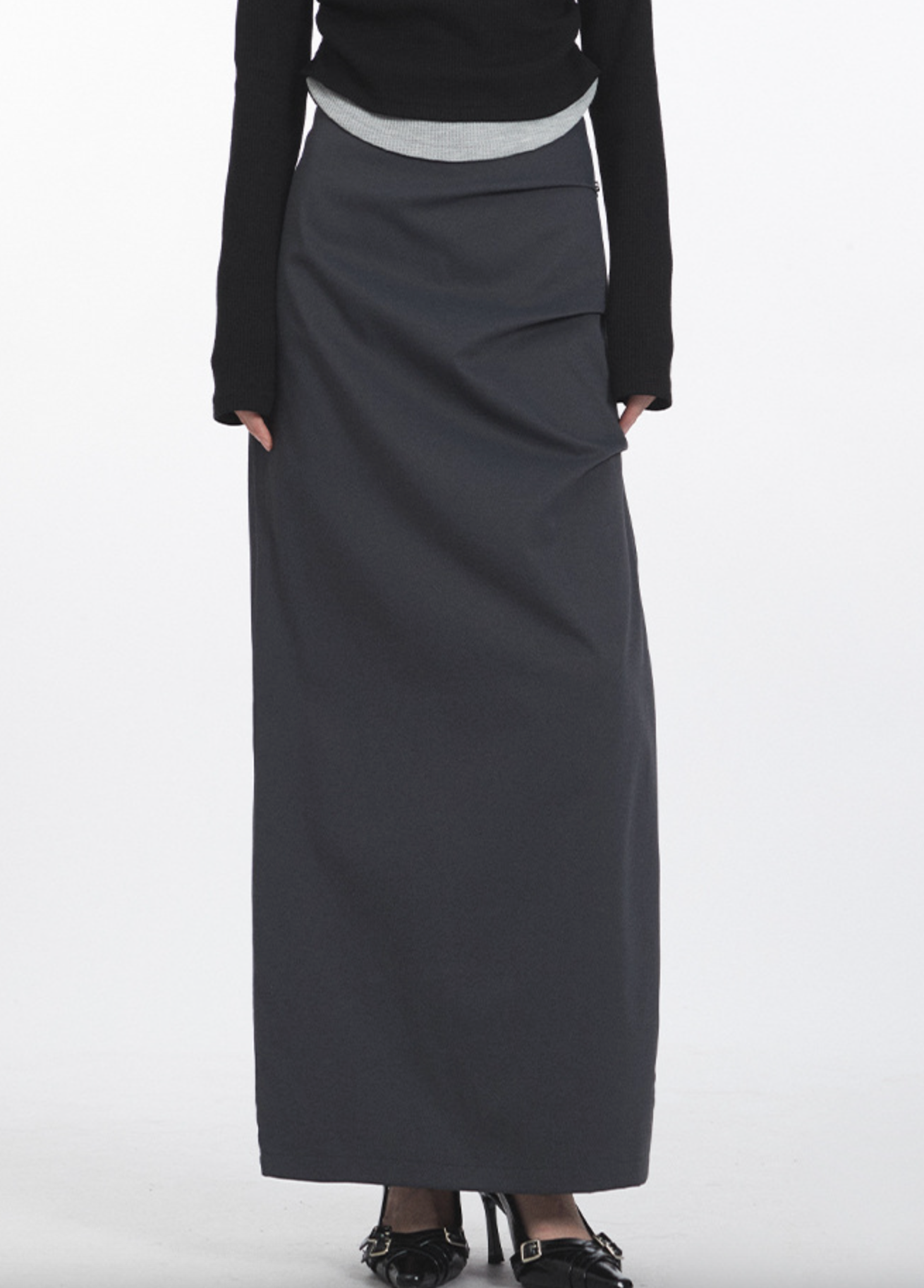 Cardydony Women's Chic High-Slit Midi Pencil Skirt for Effortless Elegance