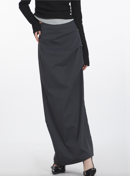 Cardydony Women's Chic High-Slit Midi Pencil Skirt for Effortless Elegance