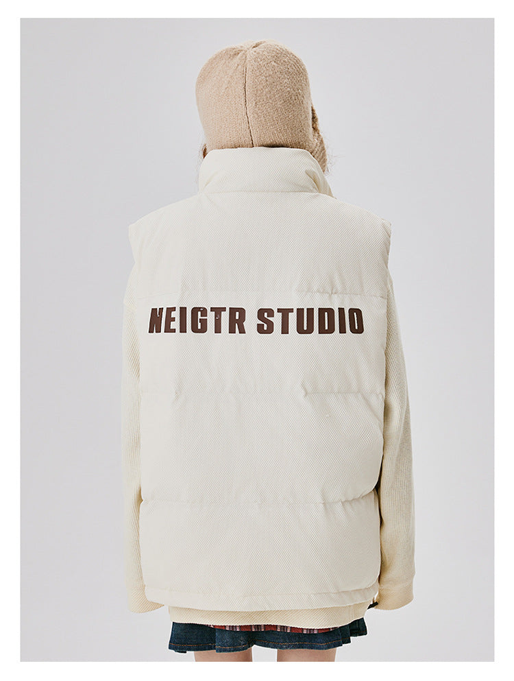 Cardydony Textured Down Puffer Vest