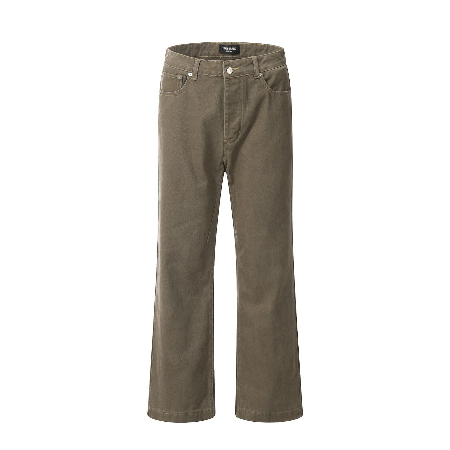 Cardydony Women's Vintage-Inspired High-Waisted Straight-Leg Pants