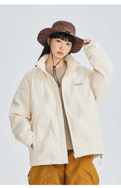 Cardydony Minimal Stand Collar Down Puffer Jacket