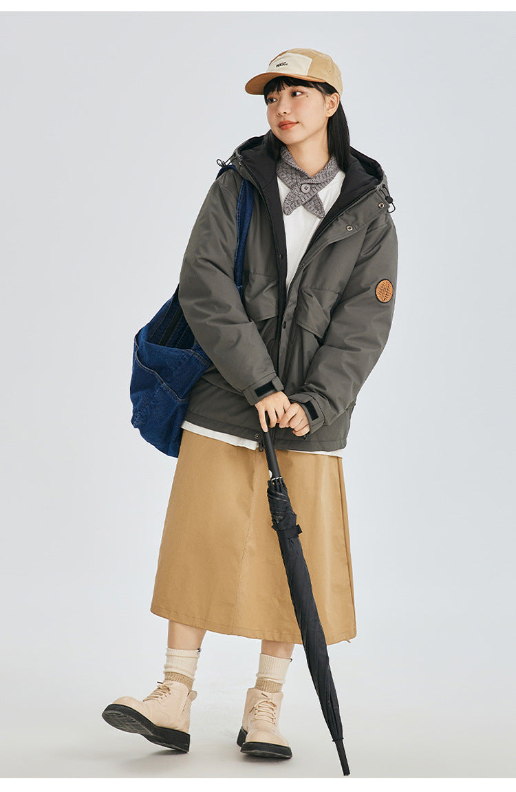 Cardydony Patch Badge Down Puffer Coat