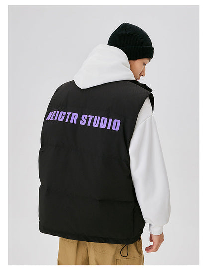 Cardydony Textured Down Puffer Vest