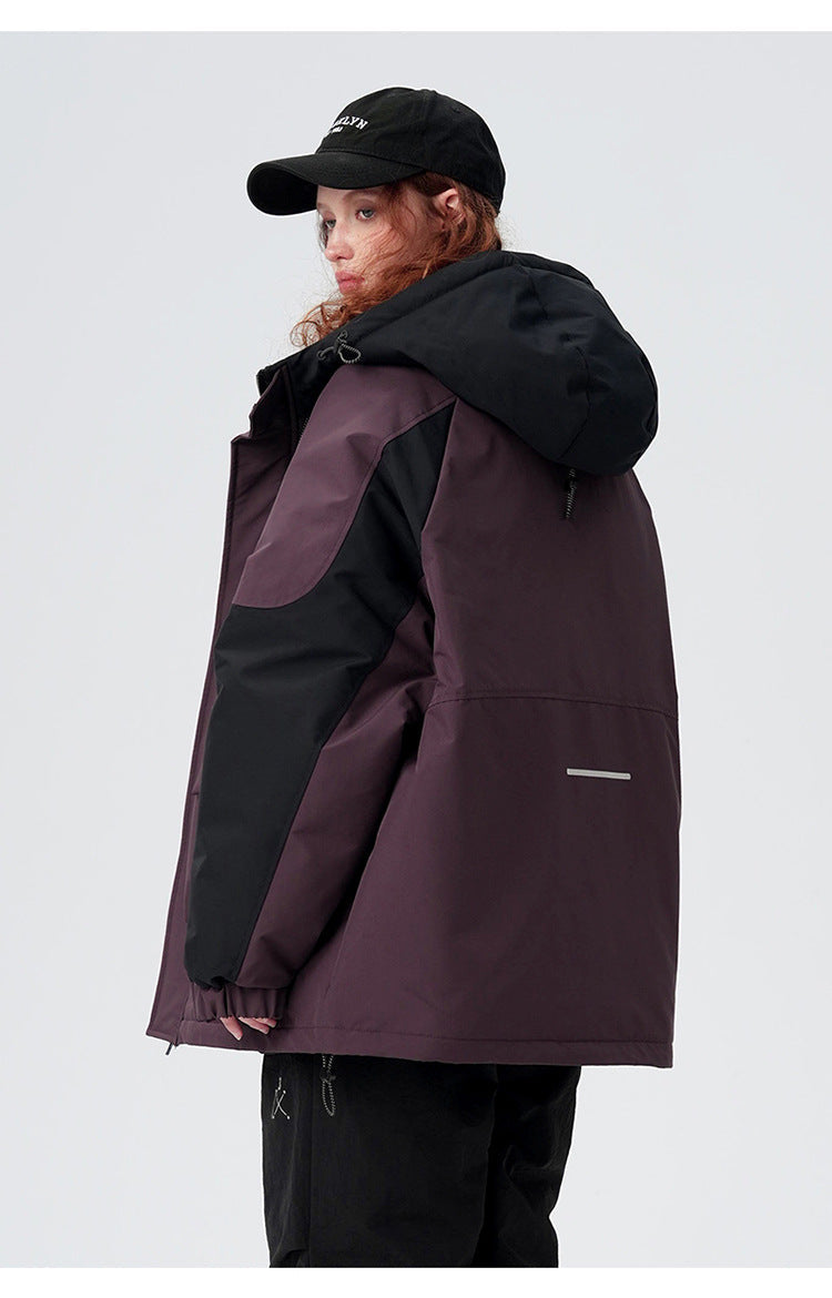 Cardydony Technical Color Block Mountain Parka