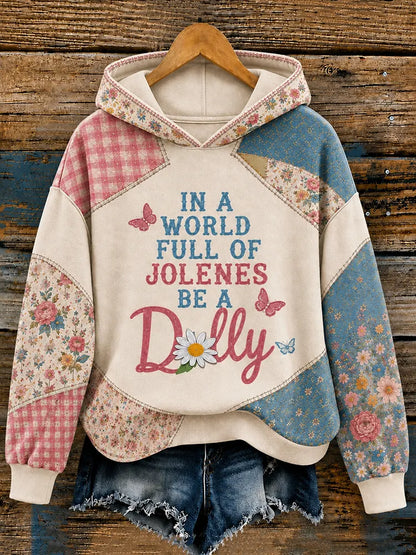 Cardydony Women's Vintage Queen Of Country Music Art Print Hoodie
