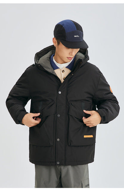 Cardydony Patch Badge Down Puffer Coat