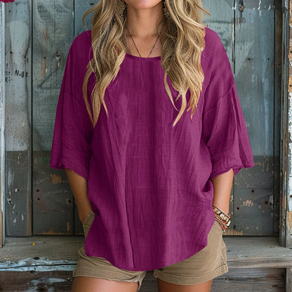 Cardydony Vintage Elegant Art Linen T-shirt