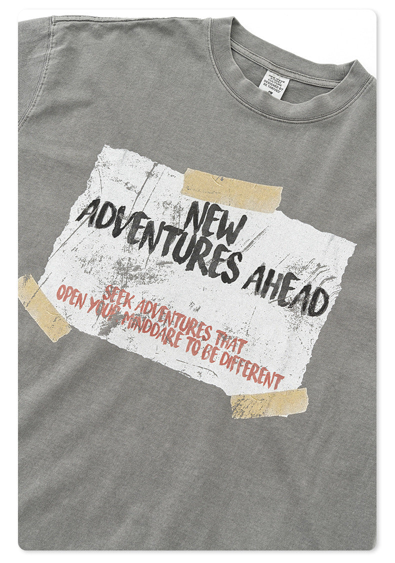 Cardydony Women's Wanderlust Print Tee | Vintage Print Streetwear