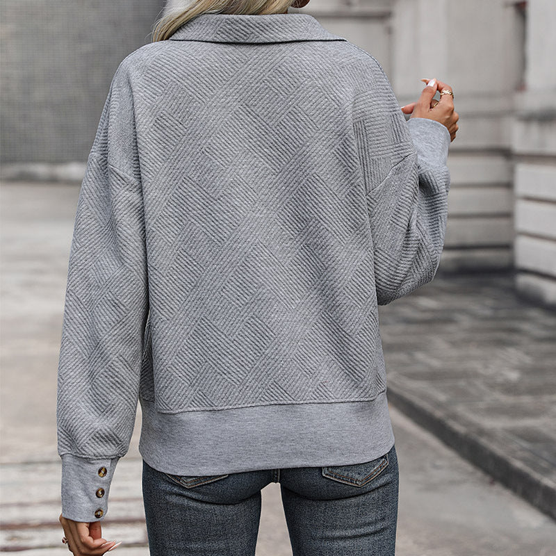 Cardydony Women's Textured Knit Pullover - Your Cozy Fall Essential