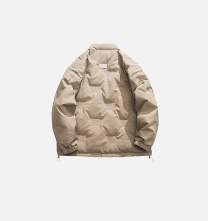 Cardydony Minimal Stand Collar Down Puffer Jacket