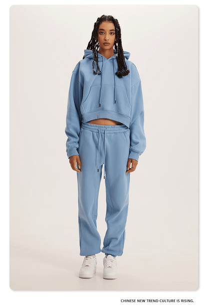 Cardydony Women's Essential Classic Cropped Pullover Hoodie Collection