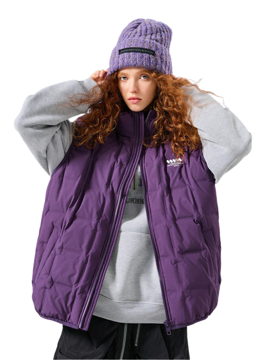 Cardydony Women's Alpine Glow Puffer Vest | Down-Fill Winterwear