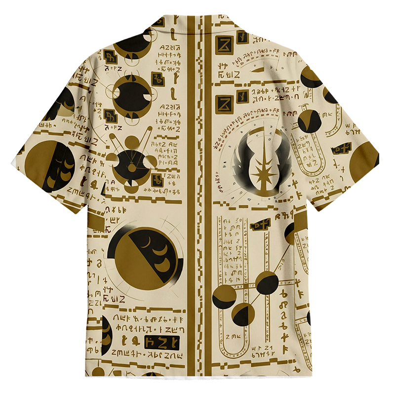 Cardydony Sacred Jedi Text Button Up Pocket Shirt