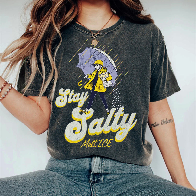 Cardydony Ice Out Stay Salty Melt Ice Vintage T Shirt