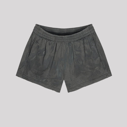 Cardydony Women's Stone Wash Athleisure Shorts | Premium Street Collection