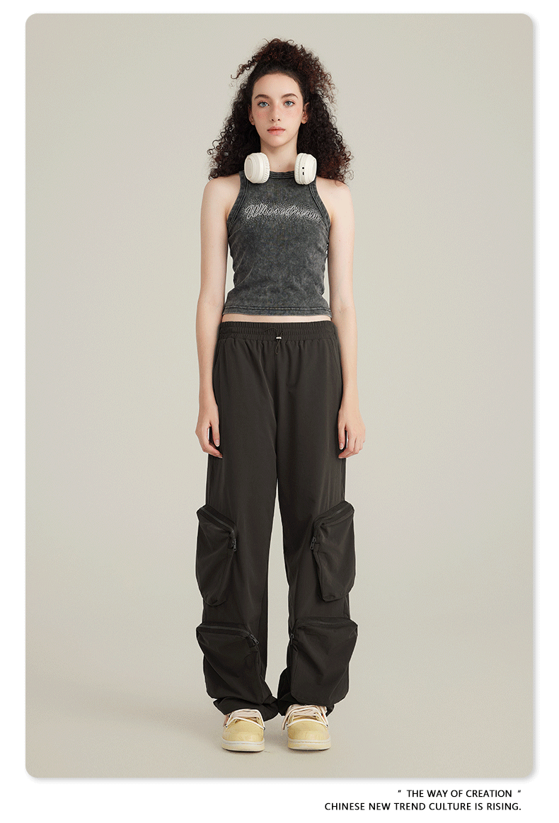 Cardydony Women's Utility Cargo Pants | Double Zip Collection