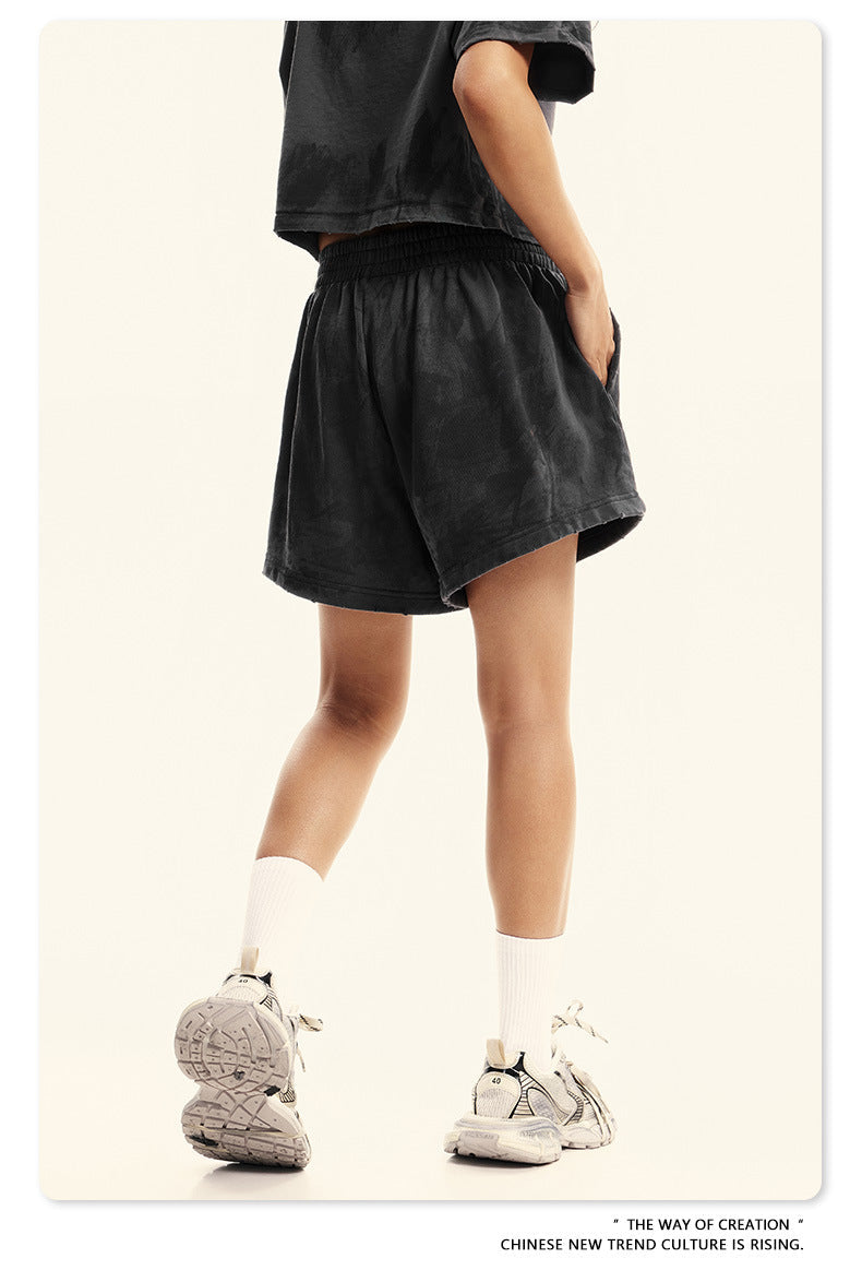 Cardydony Women's Stone Wash Athleisure Shorts | Premium Street Collection