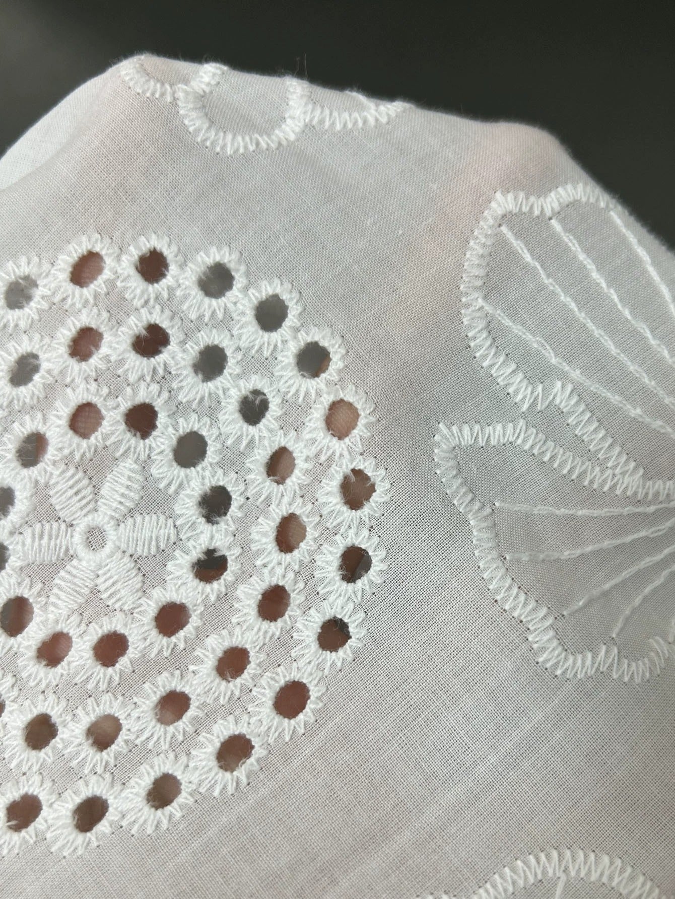 Cardydony Women's Vintage Floral Lace Cotton And Linen Shirt