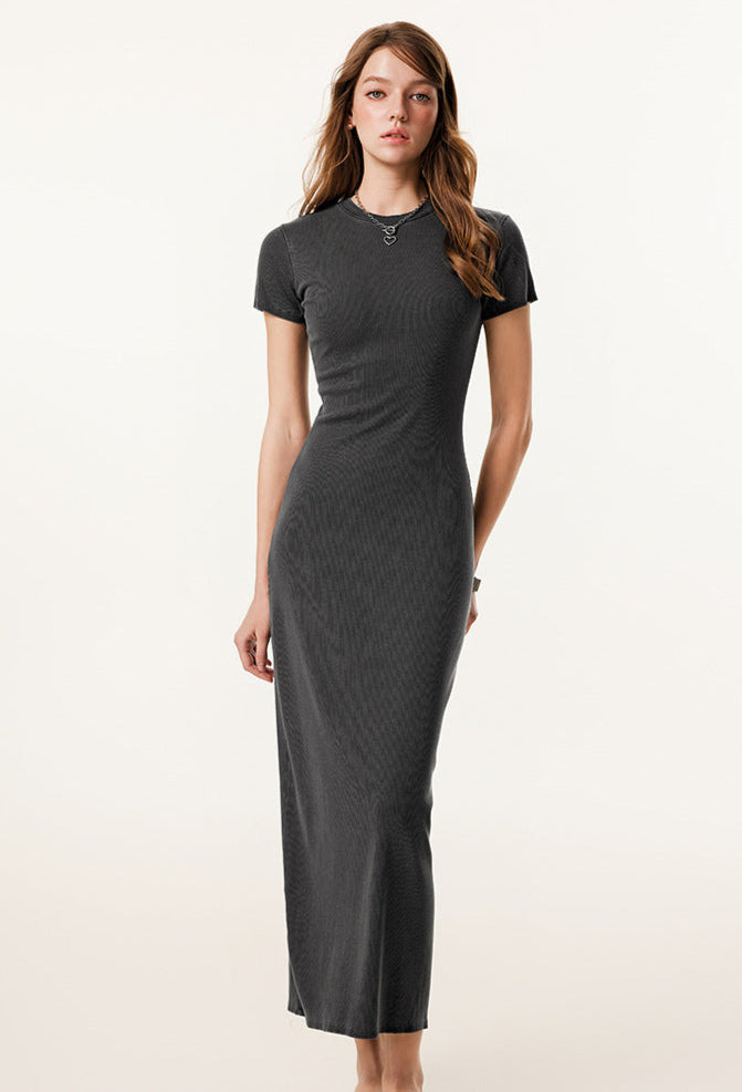 Cardydony Women's Bodycon Maxi Dress | Short Sleeve Slim Fit Dress
