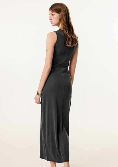 Cardydony Women's Bodycon Maxi Dress | Sleeveless Cotton Blend