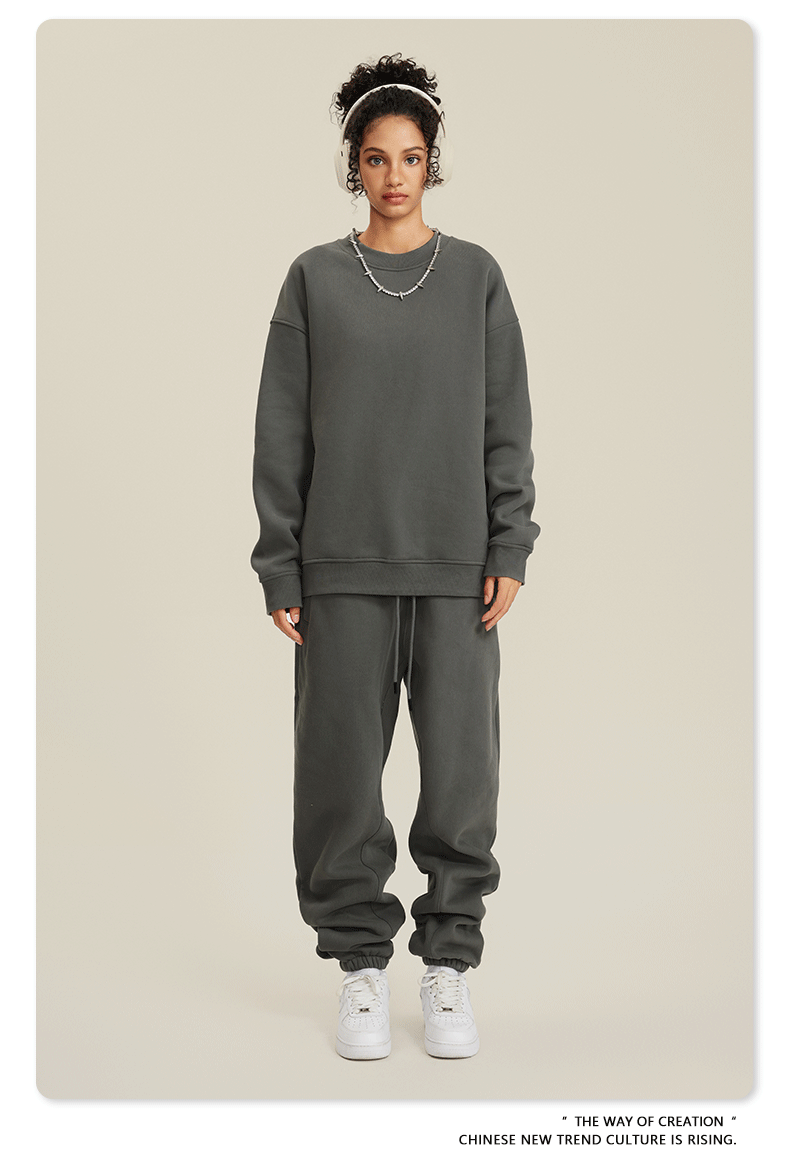 Cardydony Women's Cozy Cloud Crewneck Sweater | Heavyweight Plush Streetwear