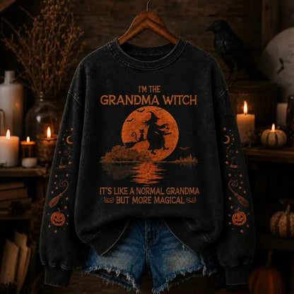 Cardydony Women's Halloween Art Print Casual Sweatshirt