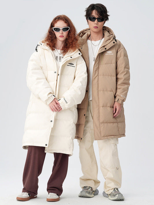 Cardydony Nordic Minimalist Puffer Long Coat