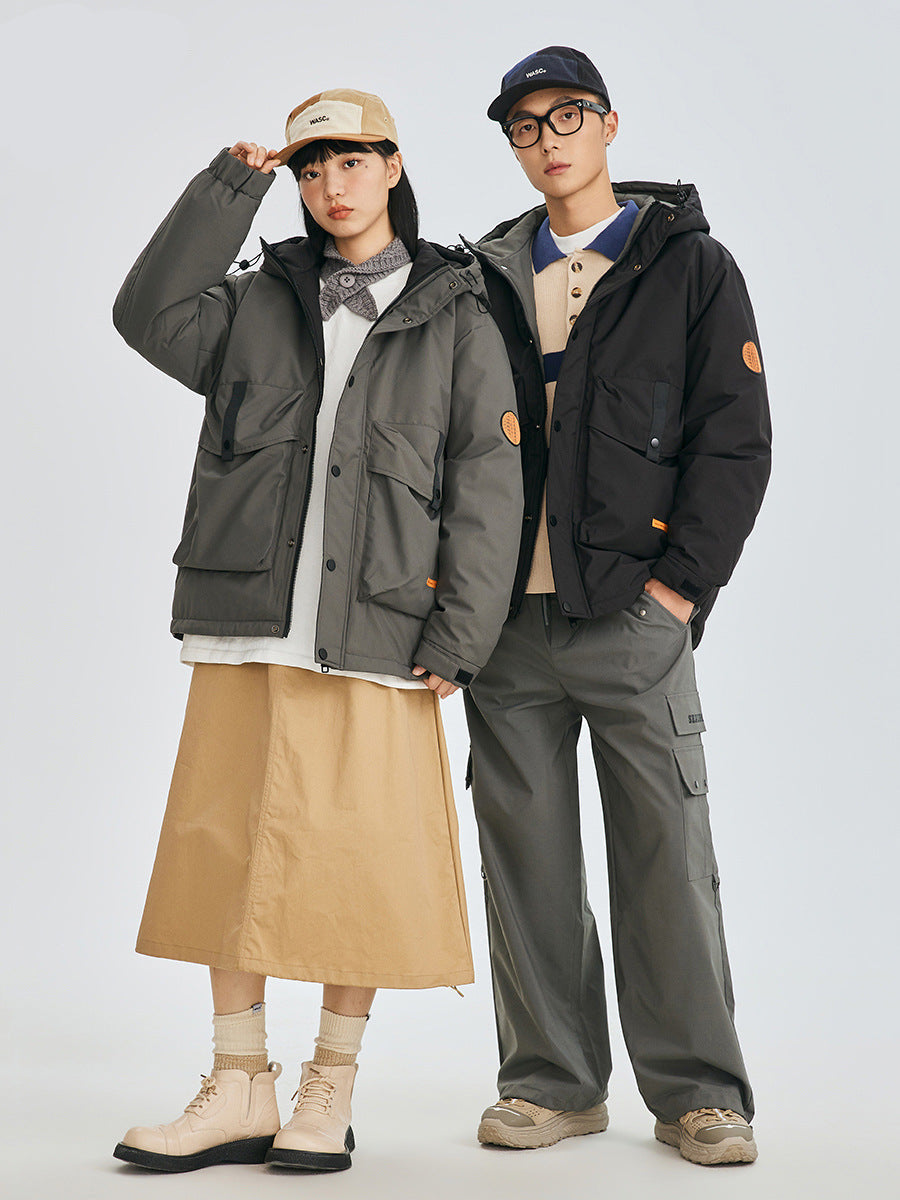 Cardydony Patch Badge Down Puffer Coat