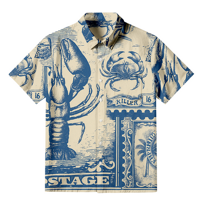Cardydony Bermuda Post Button-up Shirt