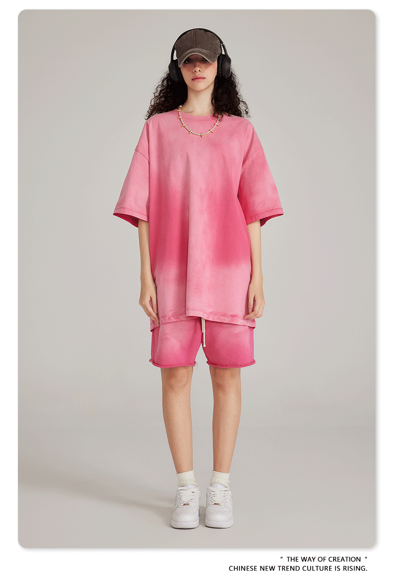 Cardydony Women's Shadow Drop Shoulder Tee | Vintage Wash Streetwear
