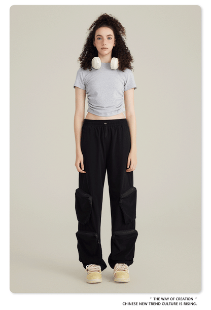Cardydony Women's Utility Cargo Pants | Double Zip Collection