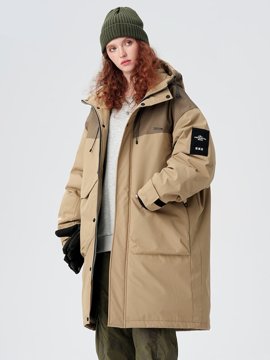 Cardydony Technical Color Block Long Parka