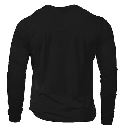 Cardyodny Men's Casual St. Patrick's Day Long-sleeved T-shirt