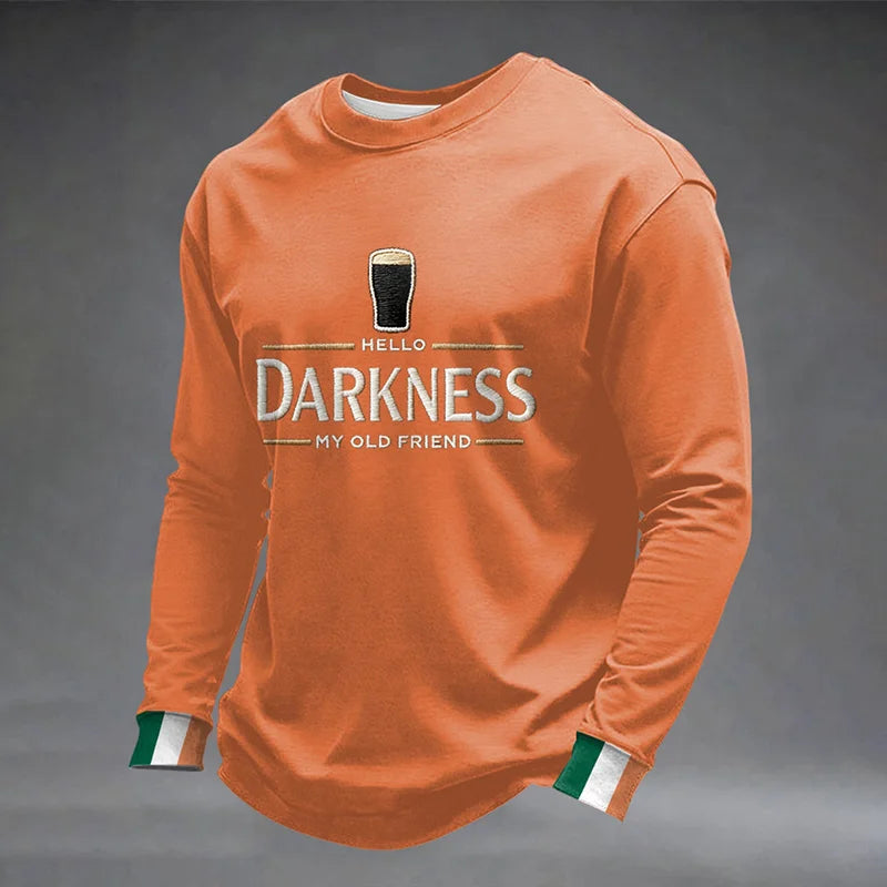 Cardydony Men's St. Patrick's Day Print Casual Crew Neck Sweatshirt