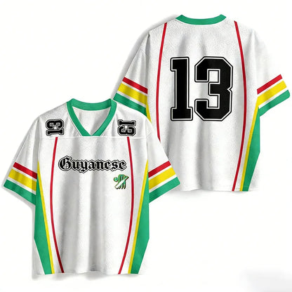 Cardydony Guyanese Addcustom Number Jersey Shirts